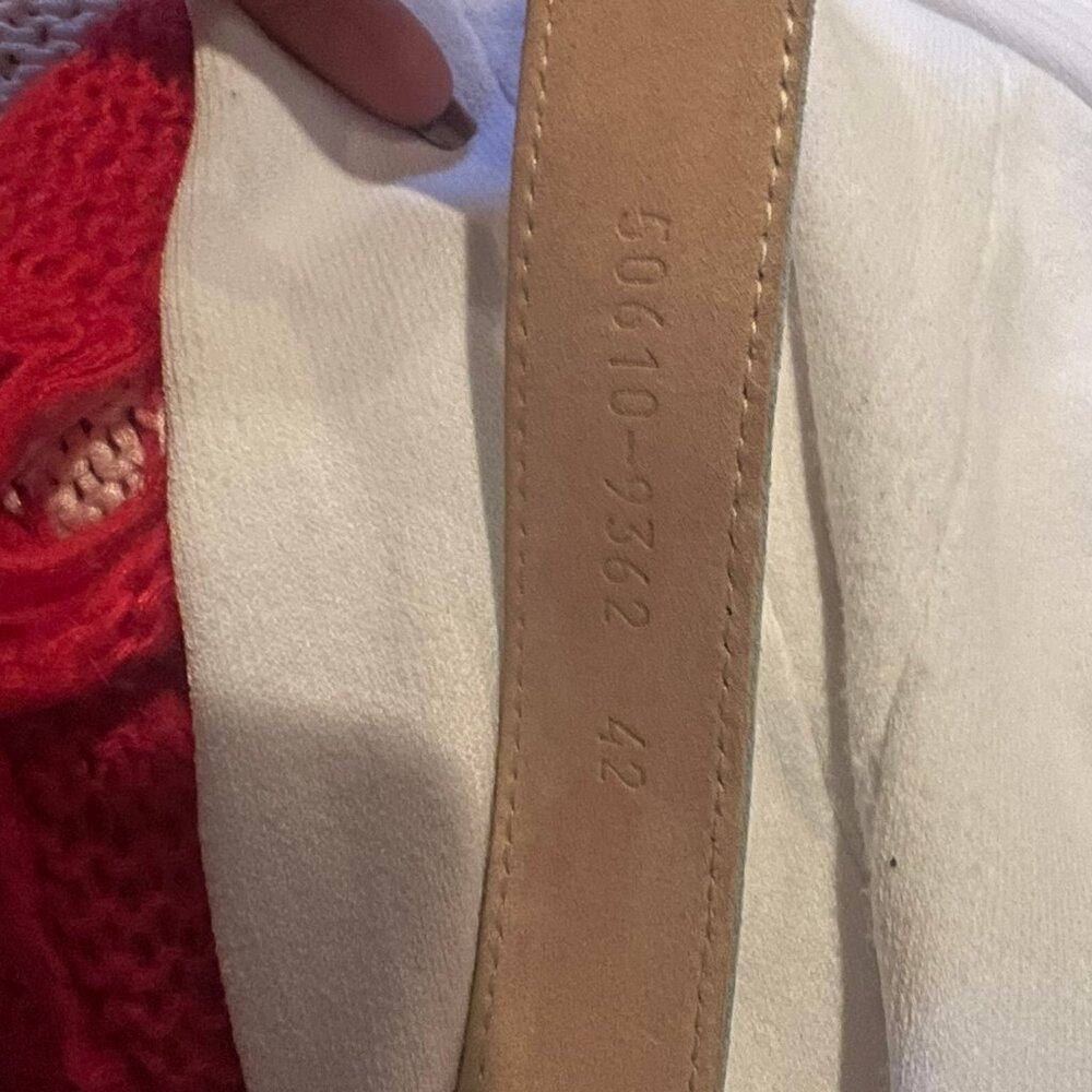 VINTAGE ESCADA SUEDE GOLD SILVER HARDWARE SIZE 34 MINT GREEN - Picture 5 of 5